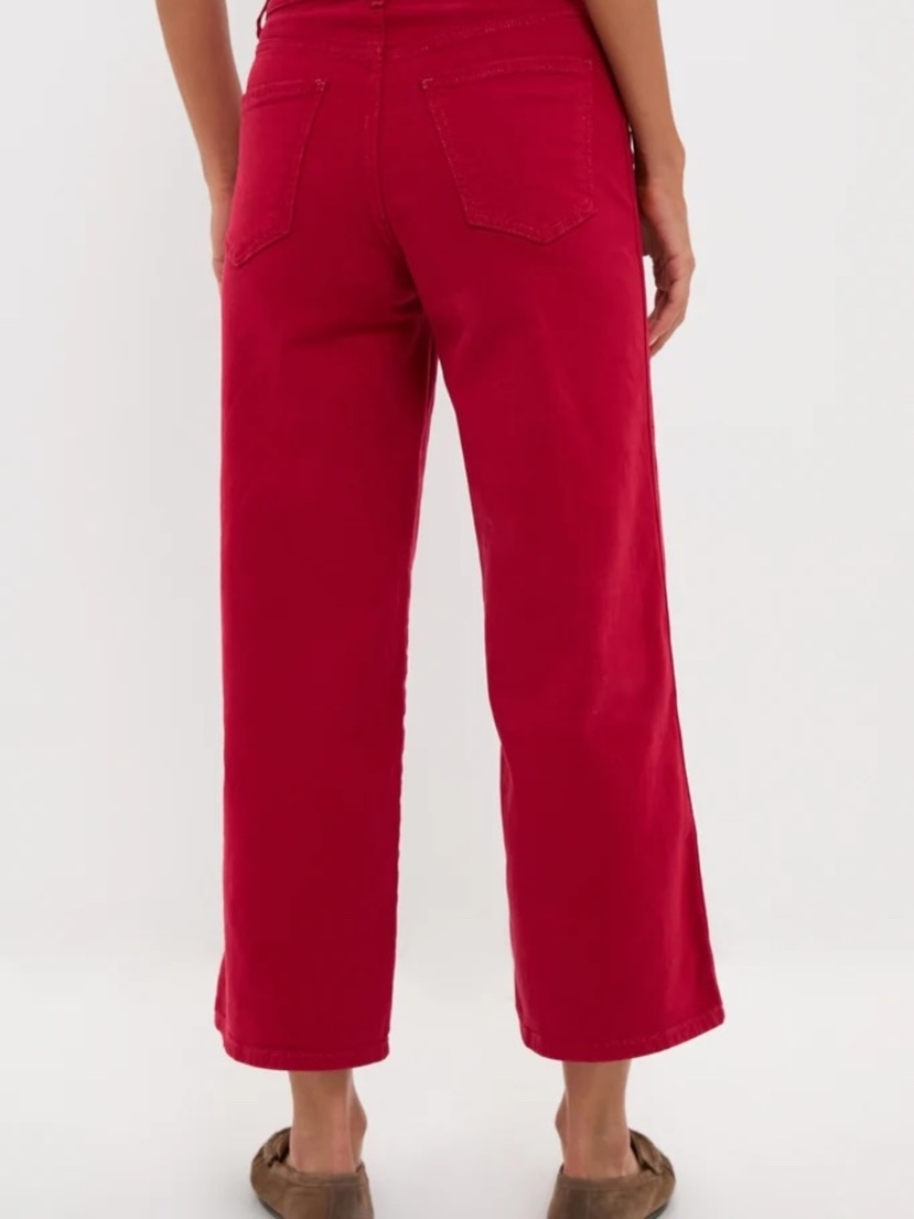 LE JEAN Red Juliette High Rise Widely Ankle-NWT